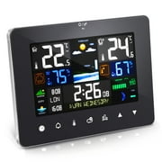 Ant Class Wireless Weather Station, Weather Thermometer Forecast Station with Calendar and Adjustable Backlight for Home with Outdoor Sensor