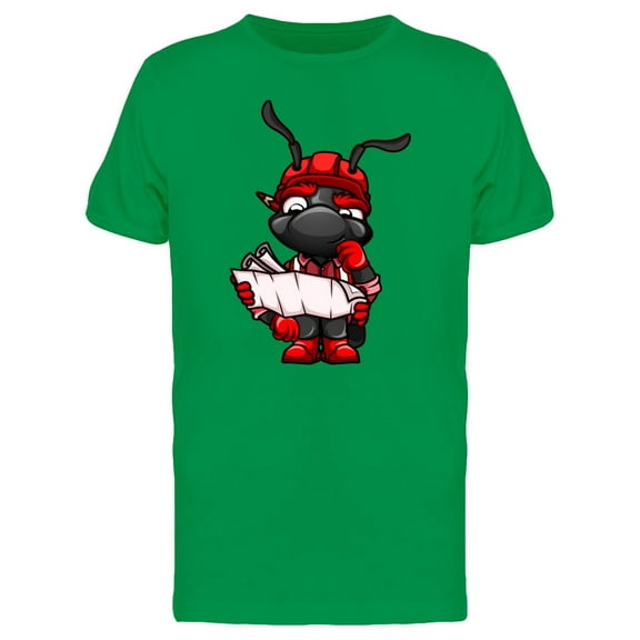 Ant Engineer Cartoon Tee Men's -Image by Shutterstock