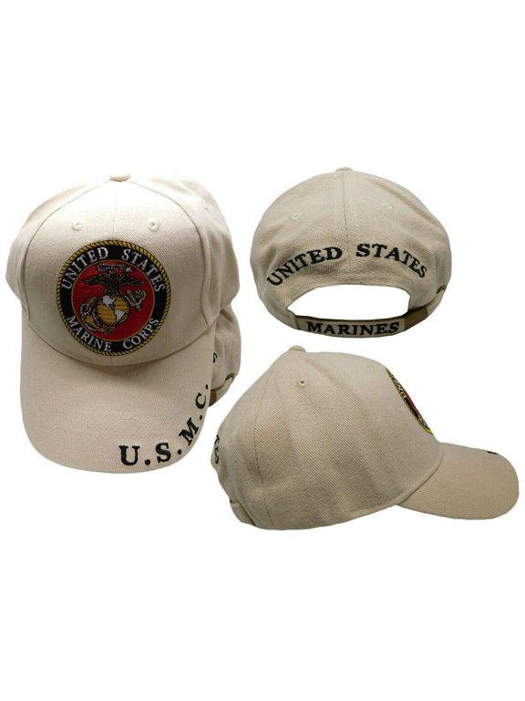 U.S MILITARY MARINE CORPS EMBROIDERED DESERT SOFT HAT CAP OFFICIAL LICENSED HATS