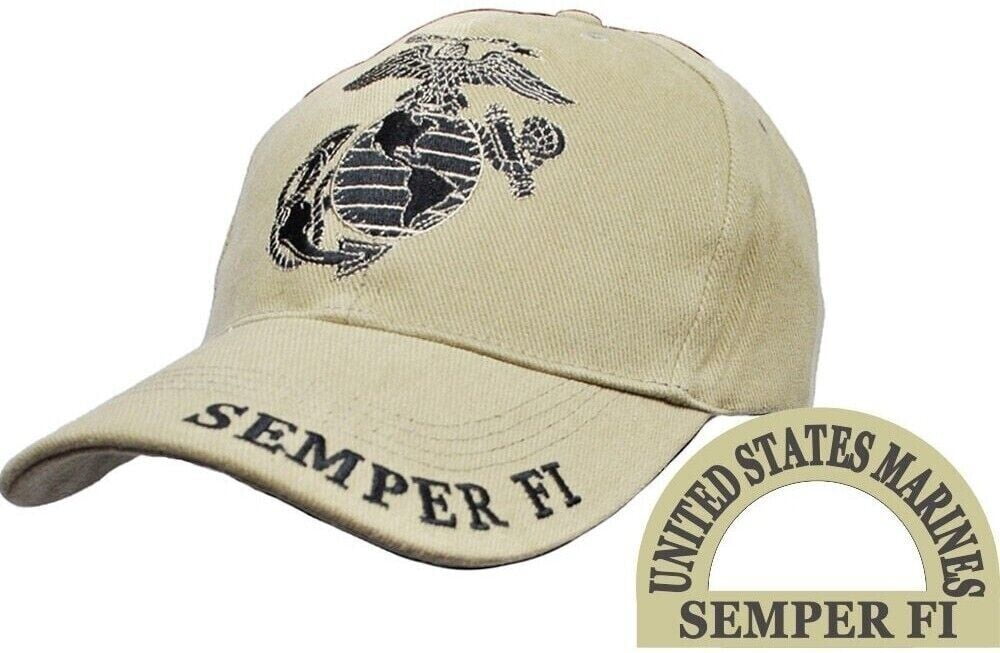 Ant Enterprises U.S. Marine Corps EGA Subdues, Khaki Ball Cap ...