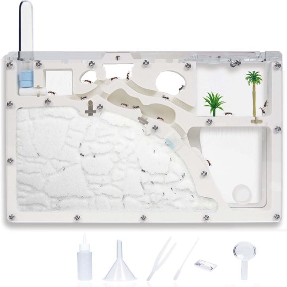 Ant Farm Castle,Ant Viewing Habitat Science Kit,Ant Colony Observation Kits with Sand Habitat