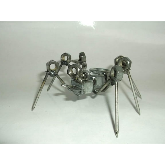 Ant Figurine, Recycled Metal Ant Sculpture Garden Stake