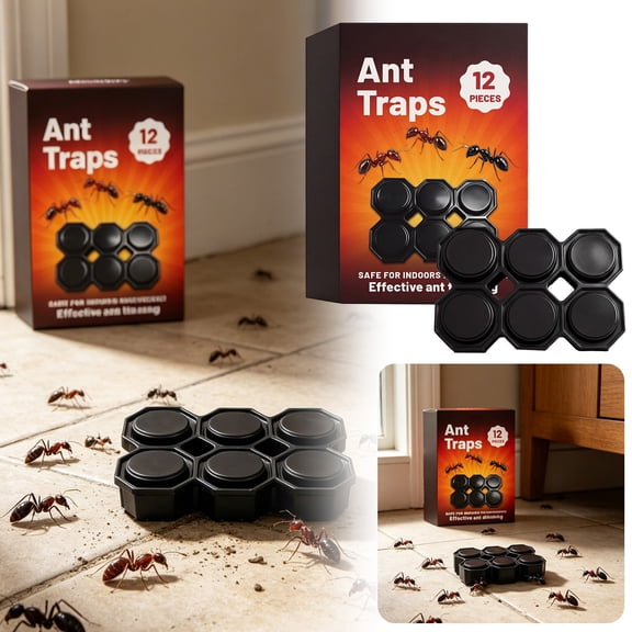 Ant Gel Bait Sugar Ant Traps Indoor Home Stations for Kitchen Cabinets Corners Indoor Elimination Trap Ant Baits for Outside