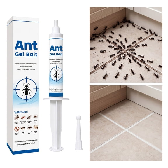 Ant Gel Pest Control Gel Bait for Indoor and Outdoor Use Long Lasting Formula Precision Applicator Tube for Cracks Corners Sugar Ant Traps Indoor