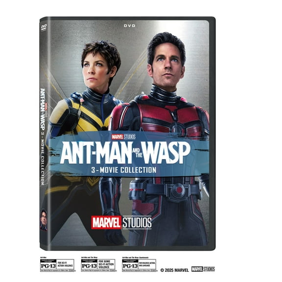 Ant-Man and the Wasp: Quantumania / Ant-Man and the Wasp / Ant-Man DVD 3-Movie Collection, Disney, Action