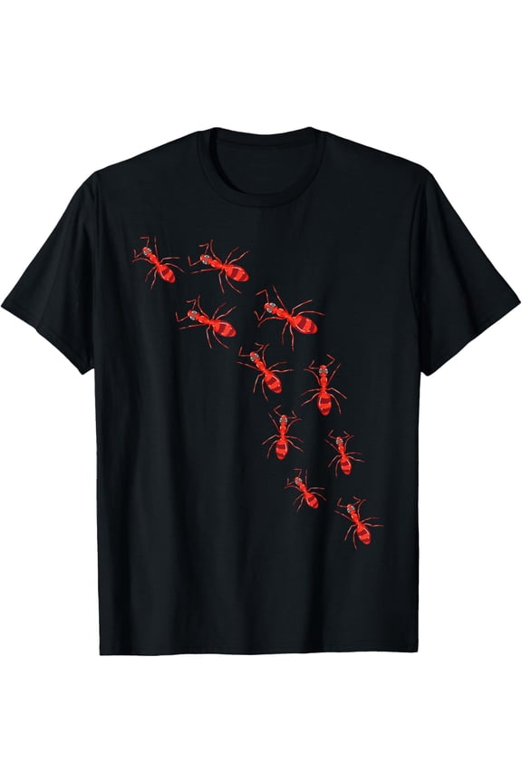 Ant Marching Ants Insect Tee Funny Gift T-Shirt
