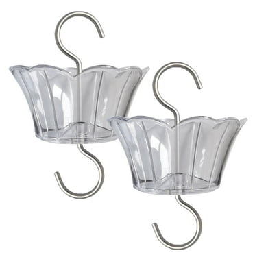 Ant Moat for Hummingbird Feeder - 3 OZ x 2 Pack Clear Insect Guard with Large Capacity