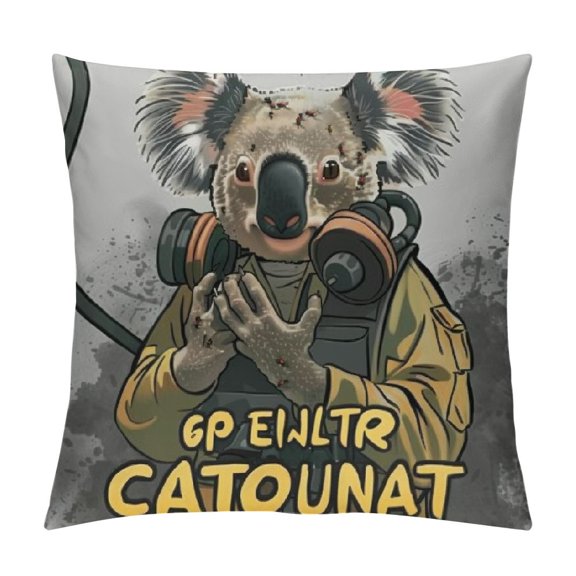 Ant Traps Termite Technician Koalafied Pest Control Officer Throw Pillow, Multicolor