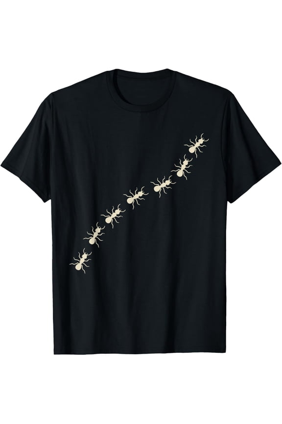 Ant Walk cute men girl and women Ants Insects Ant keeping T-Shirt