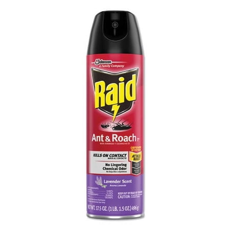 Ant and Roach Killer, 17.5 oz Aerosol Spray, Lavender | Bundle of 5 Each