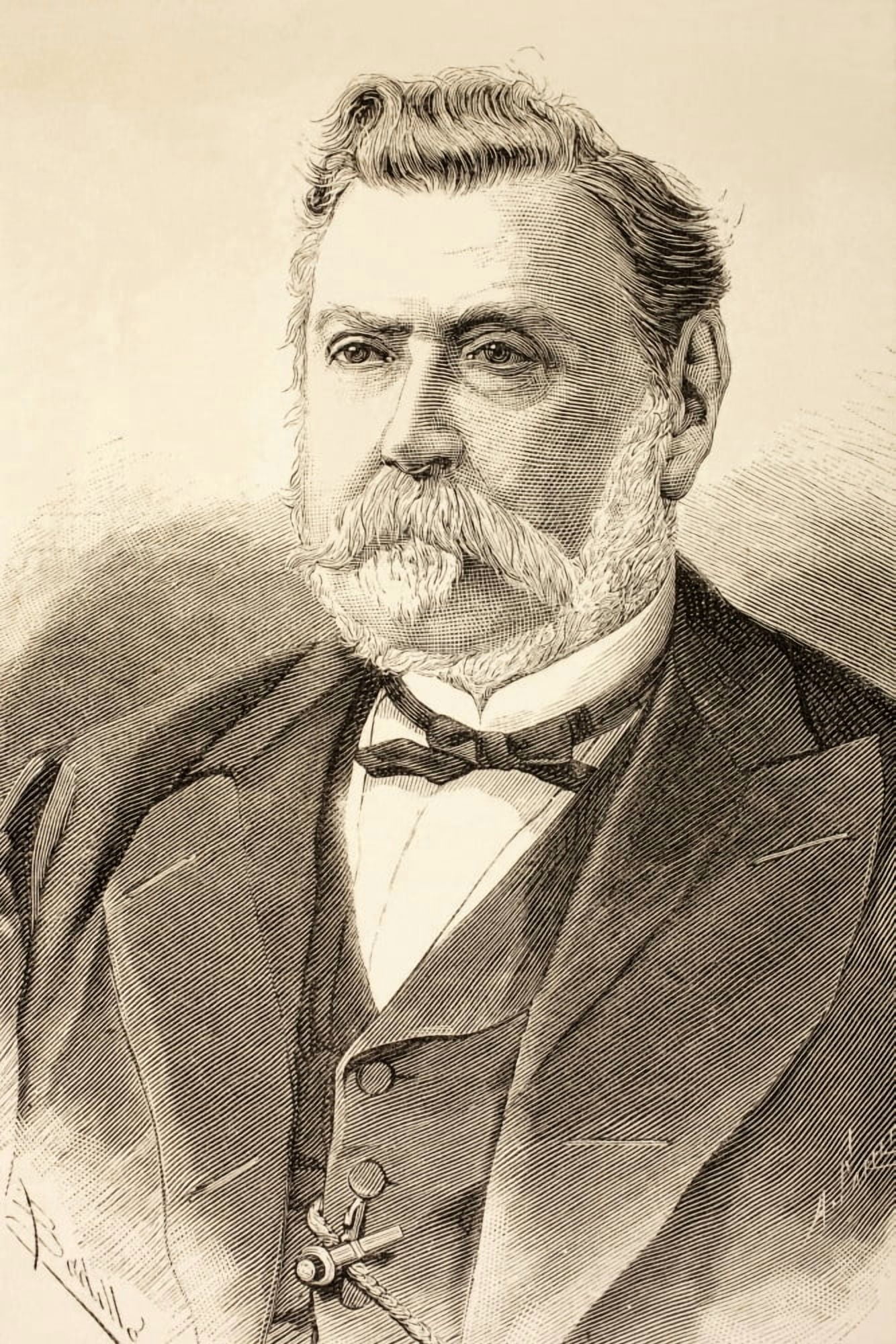 Ant-nio Rodrigues Sampaio Born 1806 Died 1882 Portuguese Politician From La Ilustracion Espaola Y Americana Of 1881 Canvas Art - Ken Welsh Design Pics (12 x 18)