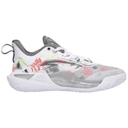 Anta Kids Kai1 Speed "Bag Work" Basketball Sneakers , White/Grey/Black , 7