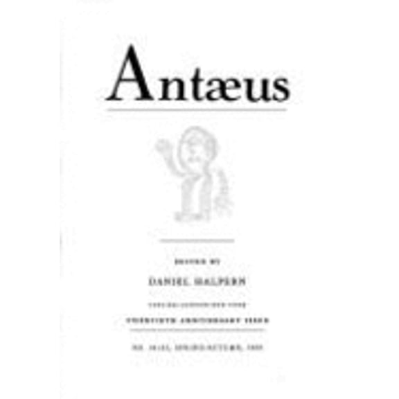 Pre-Owned Antaeus (Paperback) 9780880012522