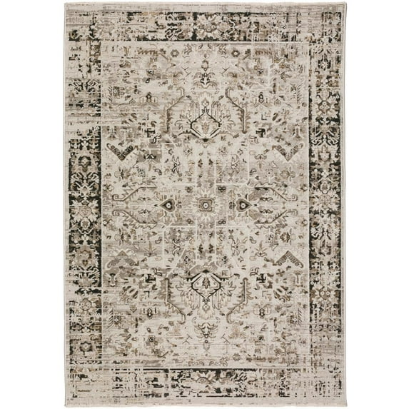 Antalya AY4 Gray Transitional Rug 5' 3" X 7 ' 8"