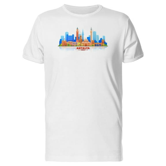Antalya Turkey City Skyline Tee Men's -Image by Shutterstock