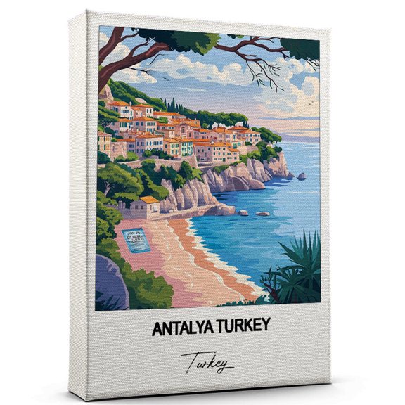 Antalya Turkey Travel Wall Art  Turkey Canvas  Travel Wall Decor with Timeless Appeal  A Special Gift for Loved Ones