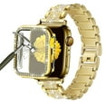 thumbnail image 1 of Antank Watch Strap for Apple Watch Series 4 5 6 SESE Women Bling Bracelet Metal Wrist Band with Protective Case Compatible with Apple Watch Band 40 mm, 1 of 10