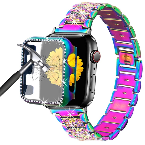 Antank Watch Strap for Apple Watch Series 7 Women Bling 