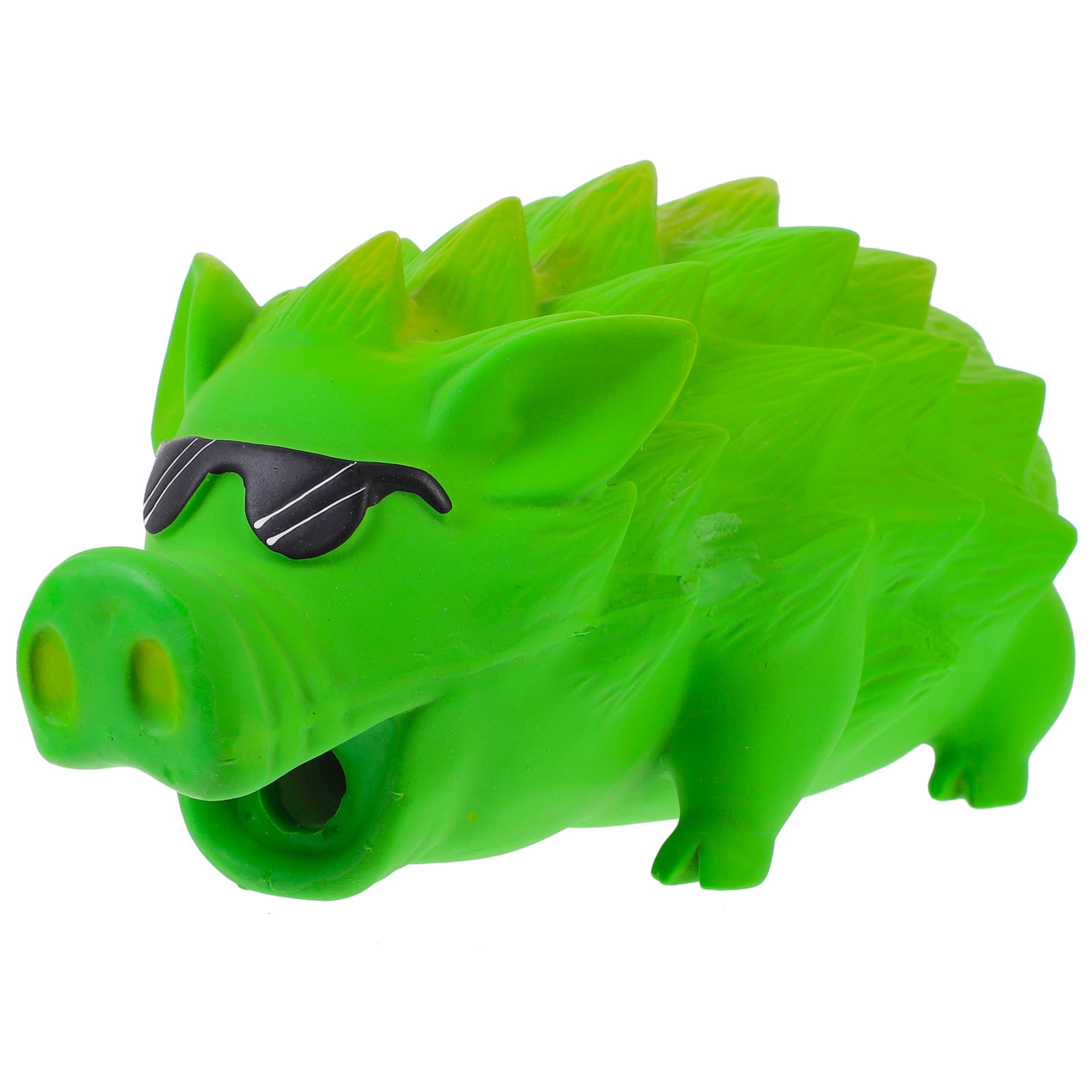 Antarcking Indestructible Dog Toy Pig Squeaky Pet Latex Toys Plush for