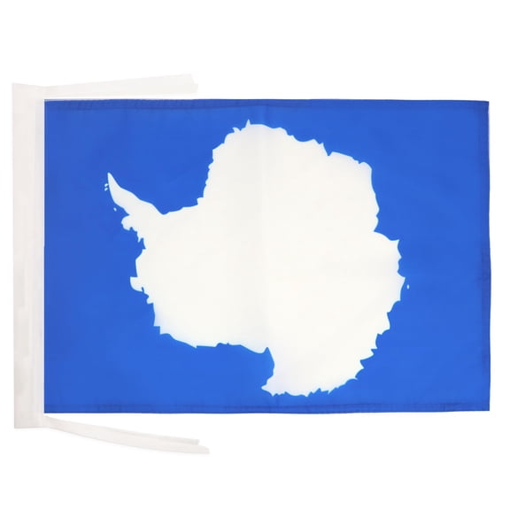 AZ FLAG Antarctic Flag 12x18 in Antarctic Banner Light Polyester Cords