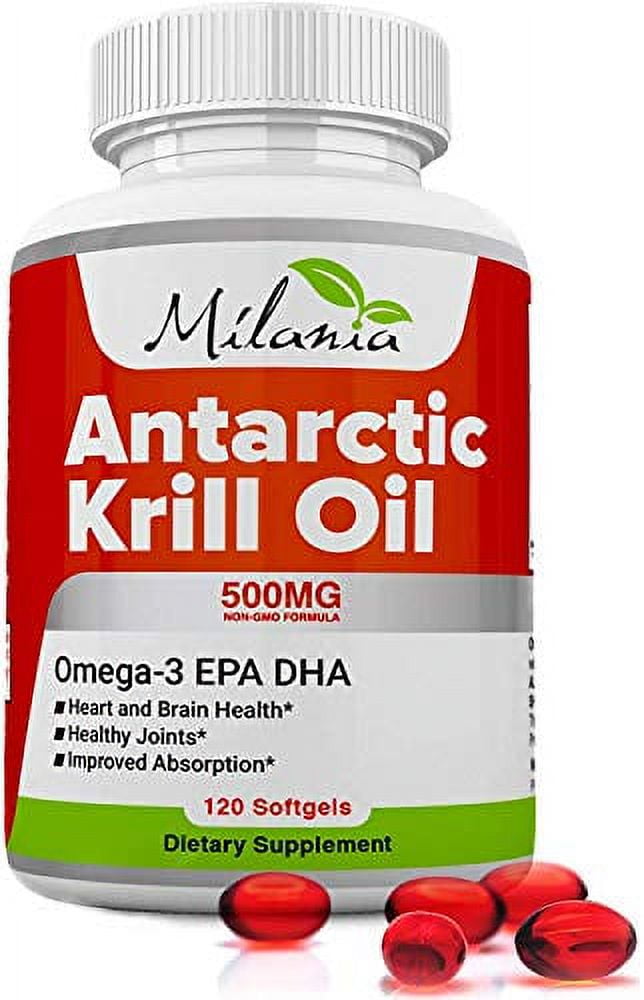 Antarctic Krill Oil 120 Softgels Omega3 Complex, EPA, DHA