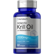 Antarctic Krill Oil 2000mg | 60 Softgel Capsules | by Horbaach
