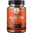 thumbnail image 1 of Natures Craft 2000mg Antarctic Krill Oil Omega 3 Supplement for Heart & Brain Health Support, 240 Ct, 1 of 9