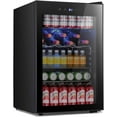 thumbnail image 1 of Antarctic Star Beverage Refrigerator -150 Can Mini Fridge for Soda Beer or wine,Small Drink Dispenser, For Office or Bar with Adjustable Removable Shelves，4.5 Cu. Ft. (Black), 1 of 14