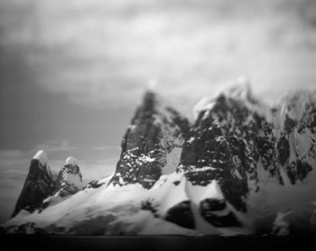 Antarctica Mountain peaks along Cape Renaud in Lemaire Channel Canvas Art - Paul Souders DanitaDelimont (20 x 16)