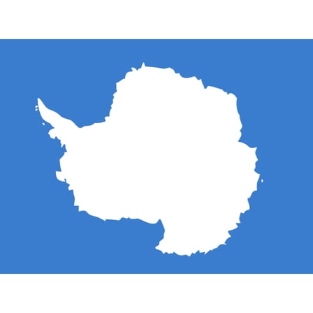 Antarctica National Flag Patriotic Vexillology World Flags Country Region Poster Extra Large XL Wall Art Print