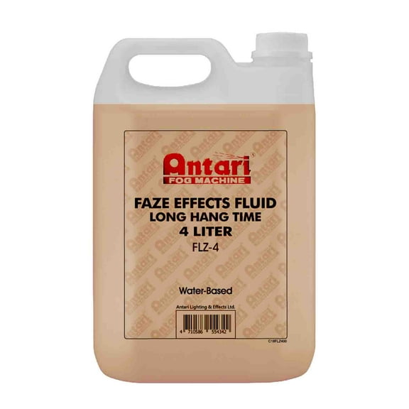 Antari FLZ-4 Premium Water Based Fazer Fluid - 4L Bottle
