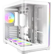 Antec C5 Curve ARGB, 4 x 120mm ARGB PWM Fans Included, Up to 10 Fans Simultaneously, Type-C 3.2 Gen 2 Port, Curved Tempered Glass Front & Side Panels, 360mm Radiator Support, Mid-Tower ATX PC Case