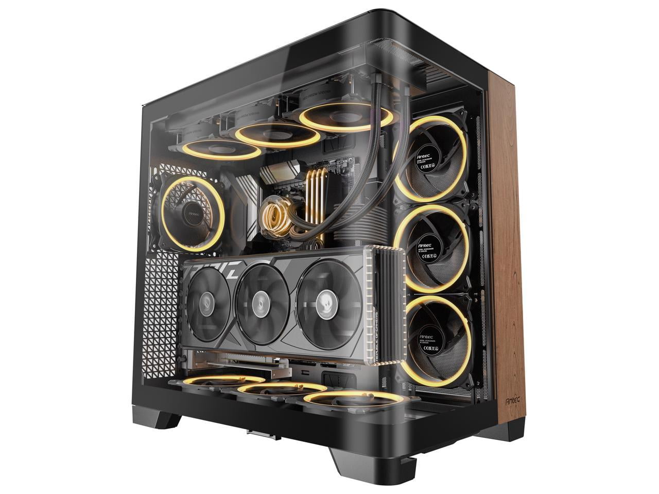 PCケース(自作PC用) antec c8 curve wood Amazon.com: Antec C8 Curve Wood, Fans not Included, Wooden