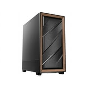 Antec Flux SE Silent PC Case, Sound-Dampening Foam Side Panels for Quiet Operation, Walnut Wood Front Panel, 5 x PWM Fans, USB Type-C, 420mm Radiator Support, Back Connect Ready, E-ATX Mid Tower Case