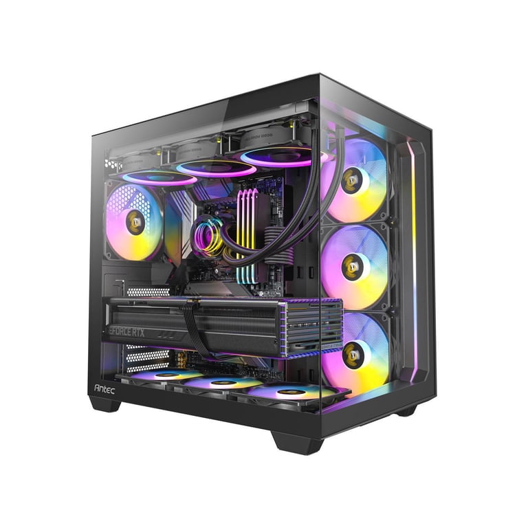 Antec, Mid-Tower ATX PC Case, C5 ARGB, Black with 7 ARGB PWM Fans