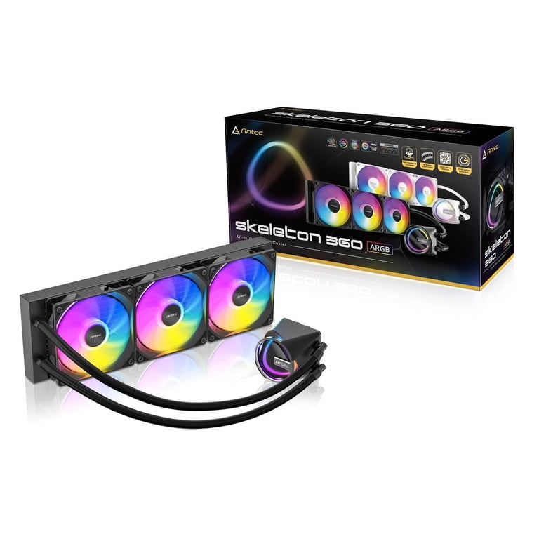 その他 Antec P40 + AIO 360mm Antec, Water Cooling CPU Cooler, Skeleton360ARGB 360mm, 3 fans