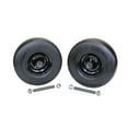 thumbnail image 1 of Antego 13x5.00-6 No Flat Front Tire and 6x3.25 Black Wheel (Set of 2), 1 of 2