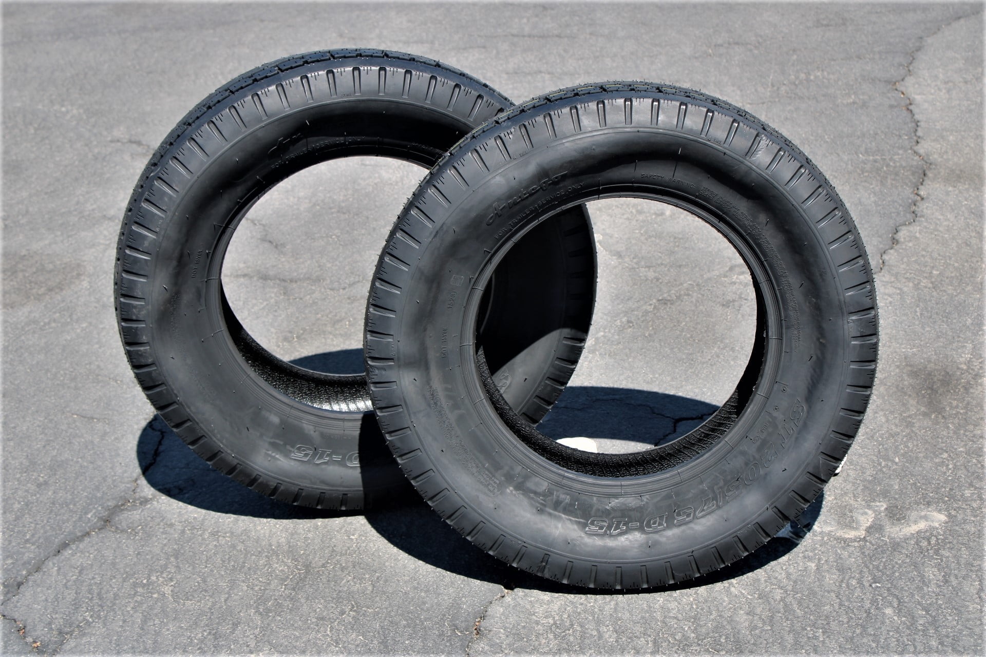 Antego ST205/75D15 Bias Trailer Tire, 6 Ply Load Range C (Set of 2)