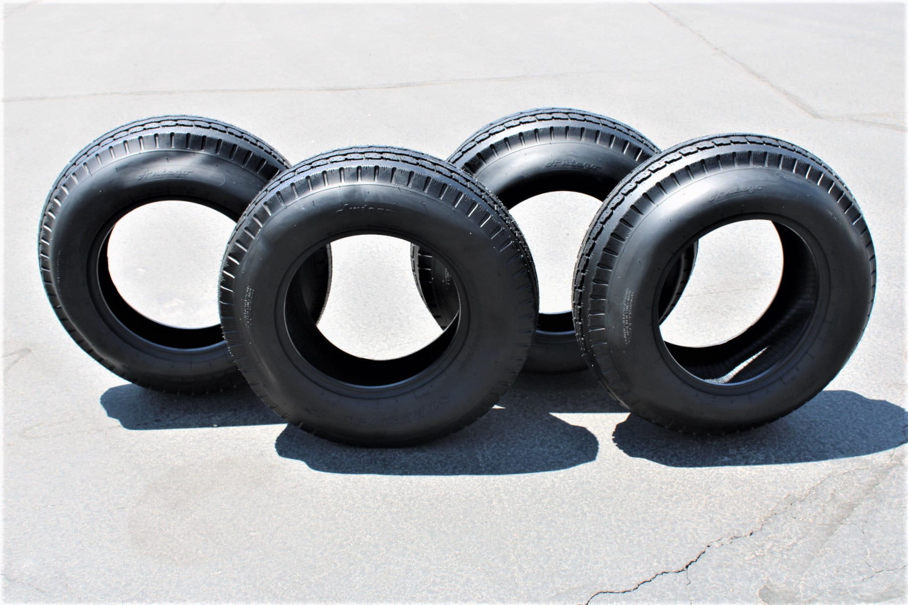 Antego ST225/75D15 Bias Trailer Tires, 8 Ply Load Range D by Antego