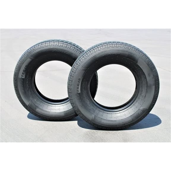 Antego ST225/75R15 Radial Trailer Tire - 8 Ply Load Range E (Set of 2)