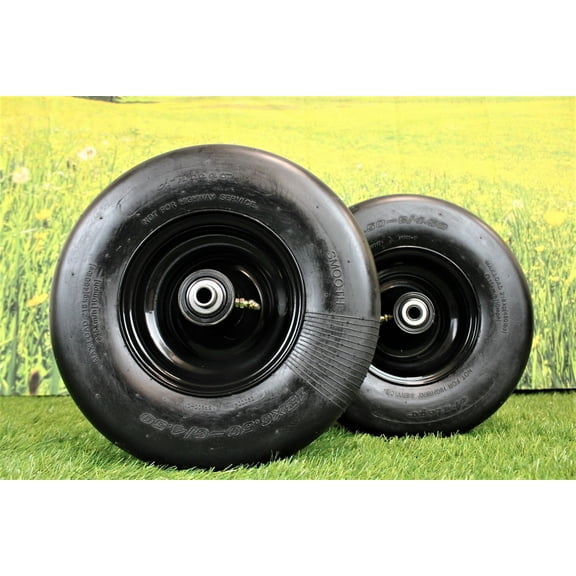 Antego Set of (2) Bad Boy Flat Free 13x6.50-6 Black Assy. Replaces 022-3085-00