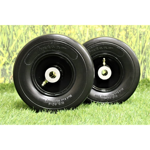 Antego Tire and Wheel 2) Flat Free Tire Assemblies 9x3.50-4 Fits ExMark 103-1224