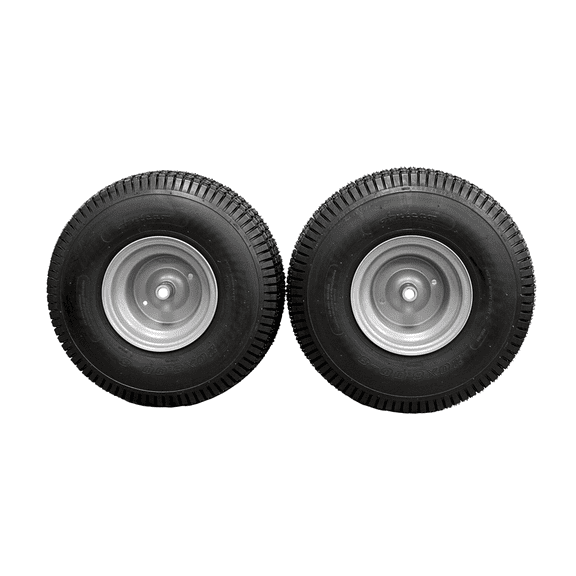 Antego Tire and Wheel 20x8.00-8 4 Ply Tires & Wheels for Lawn & Garden Mower- Husqvarna ATW-001 (Set of Two)