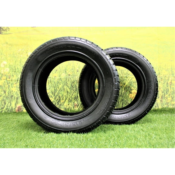 Antego Tire and Wheel 215/50-12 4 Ply (Set of 2) Golf Cart Tires DOT Rated ATW-016