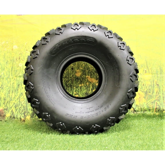 Antego Tire and Wheel 25x13.00-9 Tire for Gator, ATV, UTV, Side by Side Golfcart, and Caymon