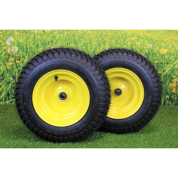 Antego Tire and Wheel (Set of 2) 16x6.50-8 Turf Tire & Wheel Assembly .75 Precision Ball Bearing - ATW-003