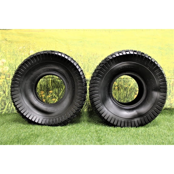 Antego Tire and Wheel (Set of 2) 20x10.00-8 Turf Tires for Lawn and Garden Mower