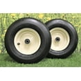 thumbnail image 1 of Antego Tire and Wheel Set of (2) Grasshopper Pneumatic 13x5.00- Tan assy. Replaces 603295, 1 of 6