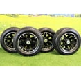 thumbnail image 1 of Antego Tire and Wheel (Set of 4) 215/50-12 4 Ply (Set of 4) BLACK Aluminum Golf Assembly, 1 of 7