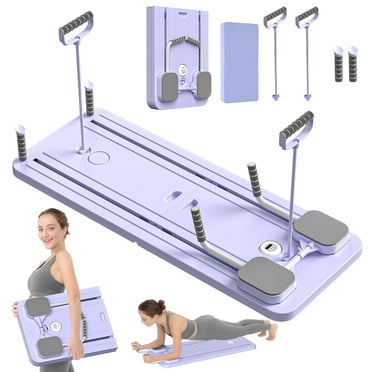 Antelat 5-in-1 Pilates Board, Pilates Reformer Set, Multi-Purpose Foldable Pilates Reformer Board for Home